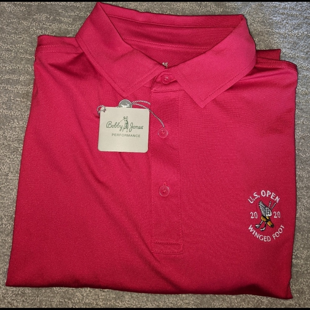 2020 Winged Foot US Open Bobby Jones golf polo men’s size L